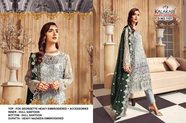 Kalakari Zeenat Georgette Embroidery Pakistani Salwar